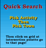 Quick Search - Pick Activity then Pick Town
